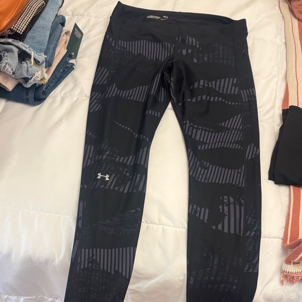 Under Armour Black Patterned Leggings